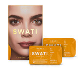Colored contact lenses, 1 month, Honey, Swati