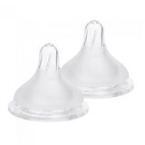 Premium silicone teat set, size XL, +7 months, Spectra