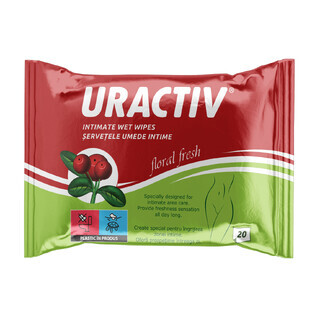 Uractiv Intimtücher, 20 Stück, Fiterman Pharma