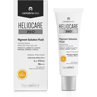 Sun protection fluid SPF50+ Heliocare 360º Pigment Solution, 50 ml, Cantabria