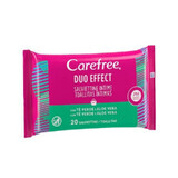 Carefree aloe intimate wipes x 20 pcs.