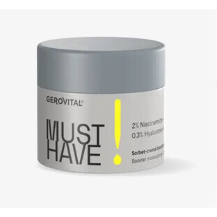 Gerovital Must Have Sorbet-crema booster hidratare, 50ml