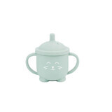 Vulpita silicone straw cup, + 6 months, Babymoov