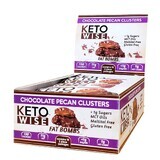 Keto Wise Fat Bombs, Chocolate Walnut Pecan Flavored Pecan Chocolate Covered Candy, 32 G