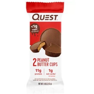 Quest Tazze Al Burro Di Arachidi, Barretta Proteica, Gusto Burro Di Arachidi, 42 G