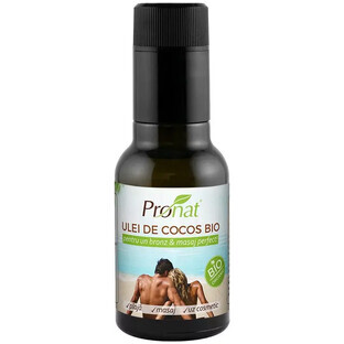 Organic extra virgin coconut oil for cosmetic use, 100 ml, Pronat