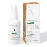 Vichy Capital Soleil UV Clear Sun Protection Fluid, for oily skin with acne tendency SPF 50 + , 40 ml