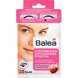 Balea Eyebrow hair removal strips, 10 pcs