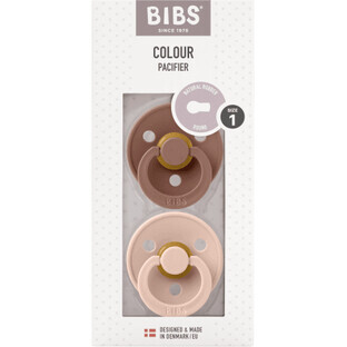 Slabbetjes Slabbetjes latex fopspenen 0 maanden woodchuck blush, 2 stuks