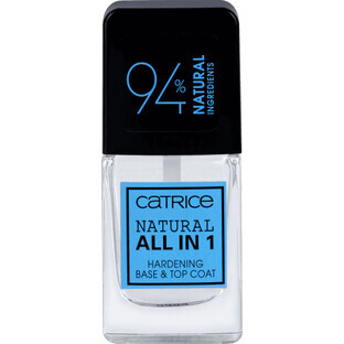 Catrice Natural Base e top coat indurente tutto in 1, 10,5 g