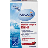 Mivolis Premium Omega-3 ulei de Krill capsule, 60 buc