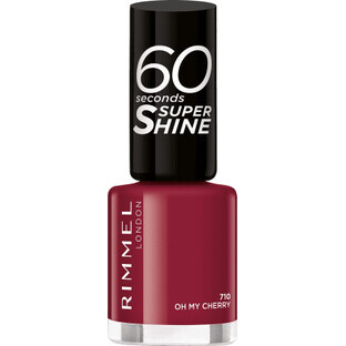 Rimmel London Nagellack 60 Seconds Super Shine 710 Oh my cherry, 8 ml