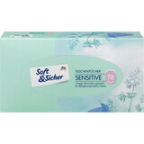 Soft&amp;Sicher 3-layer sensory wipes, 72 pcs