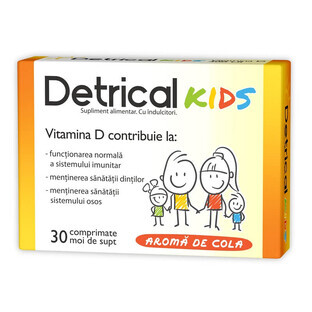 Detrical D3 400 IU KIDS, 30 soft sucking tablets, Natur Produkt