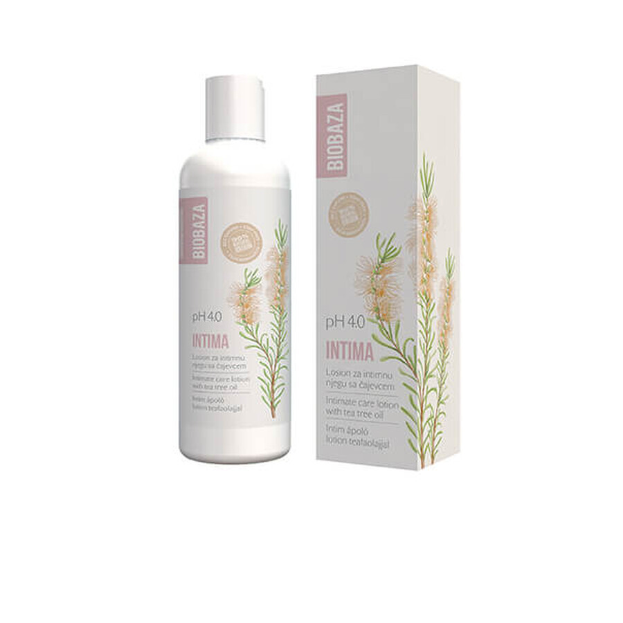 Buy Natural intimate gel with tea tree oil and lactic acid pH 4.0, Intima, Biobaza, 200 ml Natural intimate gel with tea tree oil and lactic acid pH 4.0, Intima, Biobaza, 200 ml