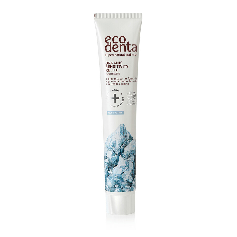 Dentifrice bio pour dents et gencives sensibles, Ecodenta, 75 ml