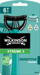 Wilkinson Shaver xtreme 3 sensitive, 6 pcs