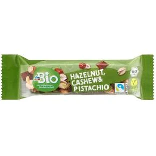 DmBio ECO Erdnuss-, Cashew- und Pistazienriegel, 35 g