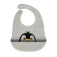 Silicone bib, 6 months+, Grey, Sevi baby