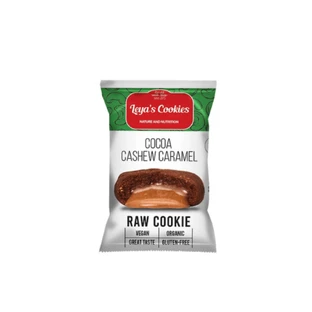 Leya's Bio Cashew, Caramel en Cacao Koekjes, 25 g, Leya's