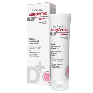 Gerovital H3 Derma+ Soothing Moisturizing Cream, 50 ml, Farmec