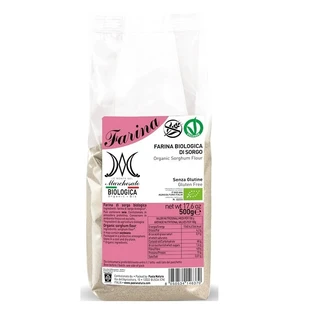 Harina de sorgo ecológica sin gluten, 500 g, Marchesato