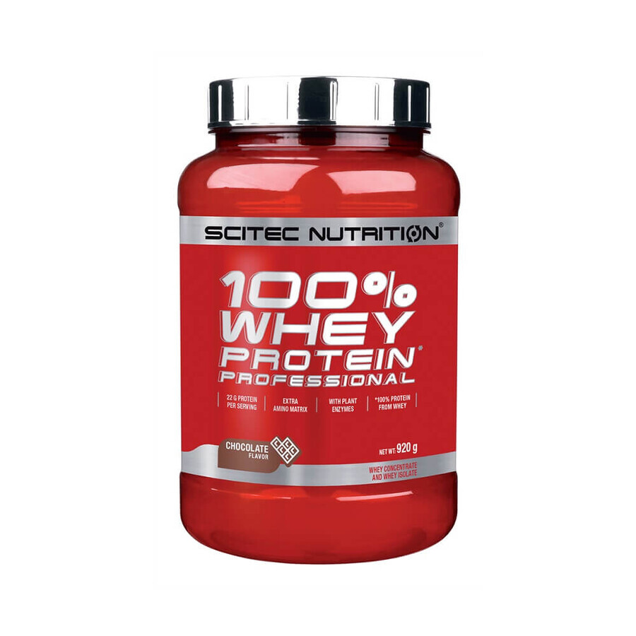 100% Proteine Whey Professional al Cioccolato, 920 g, Scitec Nutrition