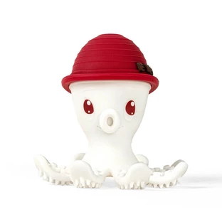 Siliconen gingivaring Octopus, rood, Mombella