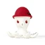 Siliconen gingivaring Octopus, rood, Mombella