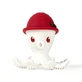 Siliconen gingivaring Octopus, rood, Mombella