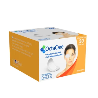 Steriele oogpleisters voor volwassenen, 6,5 cm x 9,5 cm, 50 st, OctaCare