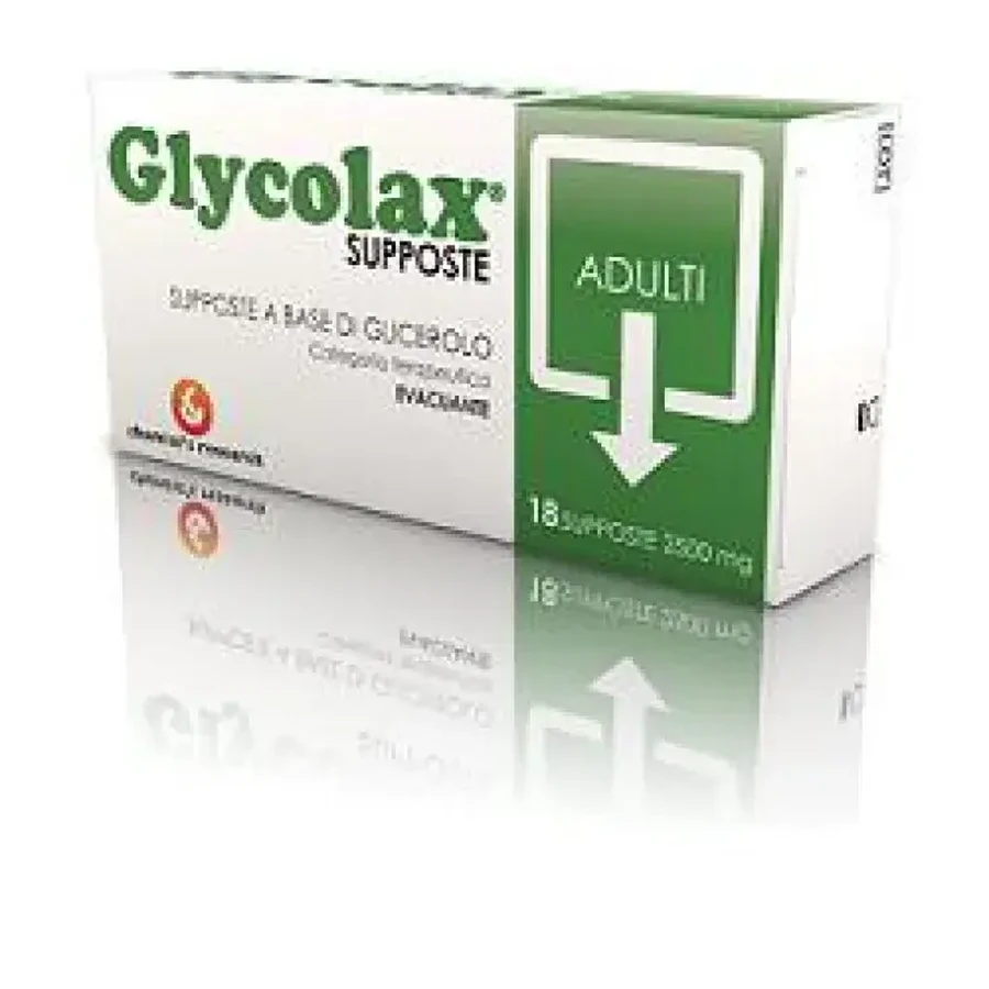 Supositorios para adultos, 18 unidades, Glycolax