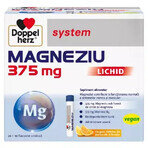 Sistema de magnesio líquido, 375 mg, 30 viales, Doppelherz (vegano) Sistema de magnesio líquido, 375 mg, 30 viales, Doppelherz (vegano)