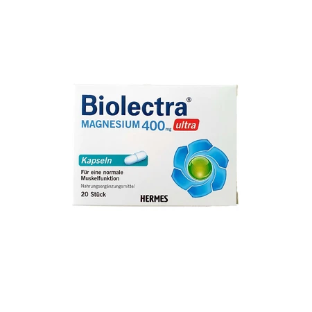 Biolectra Magnesium Direct Ultra, 400 mg, 20 sachets, Hermes Arzneimittel