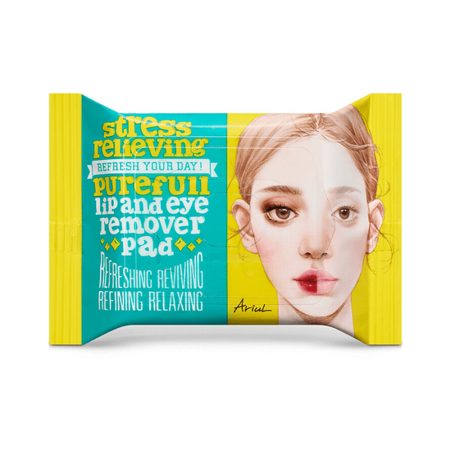 Buy Stress Relieving 2 in 1 Lip and Eye Cleansing Discs, 30 pieces, Ariul Stress Relieving 2 in 1 Lip and Eye Cleansing Discs, 30 pieces, Ariul