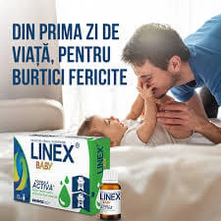 Linex Baby met Vitamine D3 orale druppels, 8 ml, Sandoz