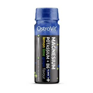 Magnesium Vloeibaar 375 mg met Kalium en B6 Shot, 80 ml, Ostrovit