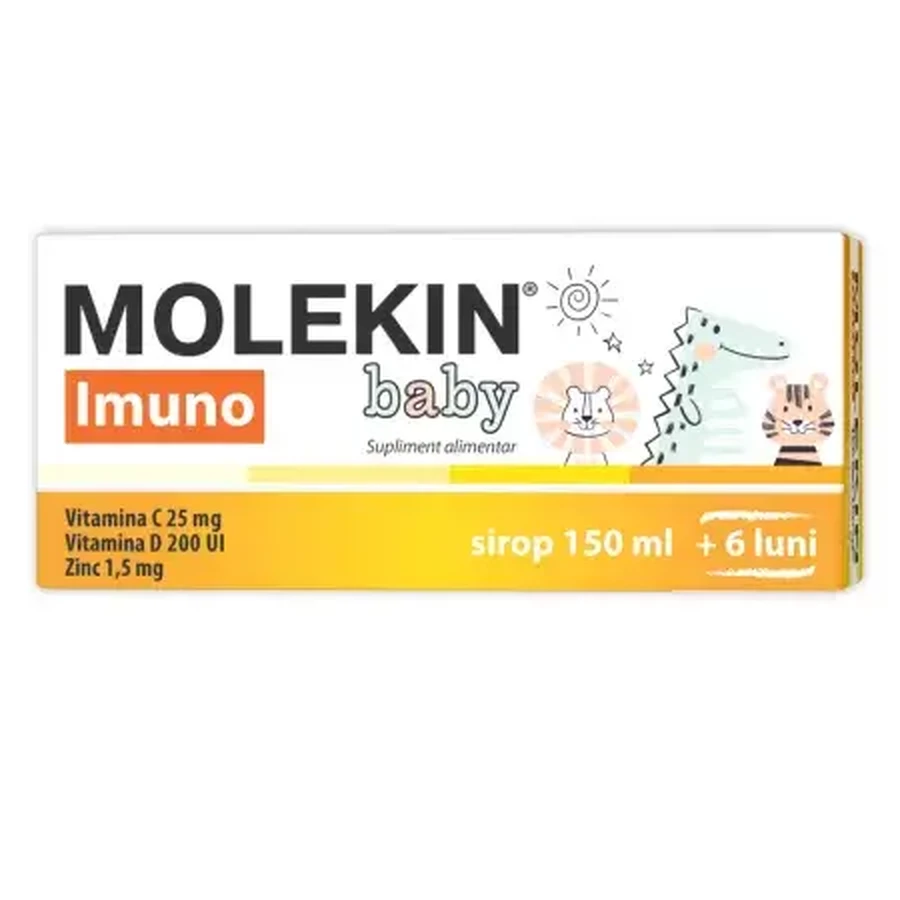 Molekin Imuno Baby sirop 1-3 ans, 150 ml, Zdrovit