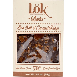 Lök Schokolade mit Karamell und Meersalz, 85 g