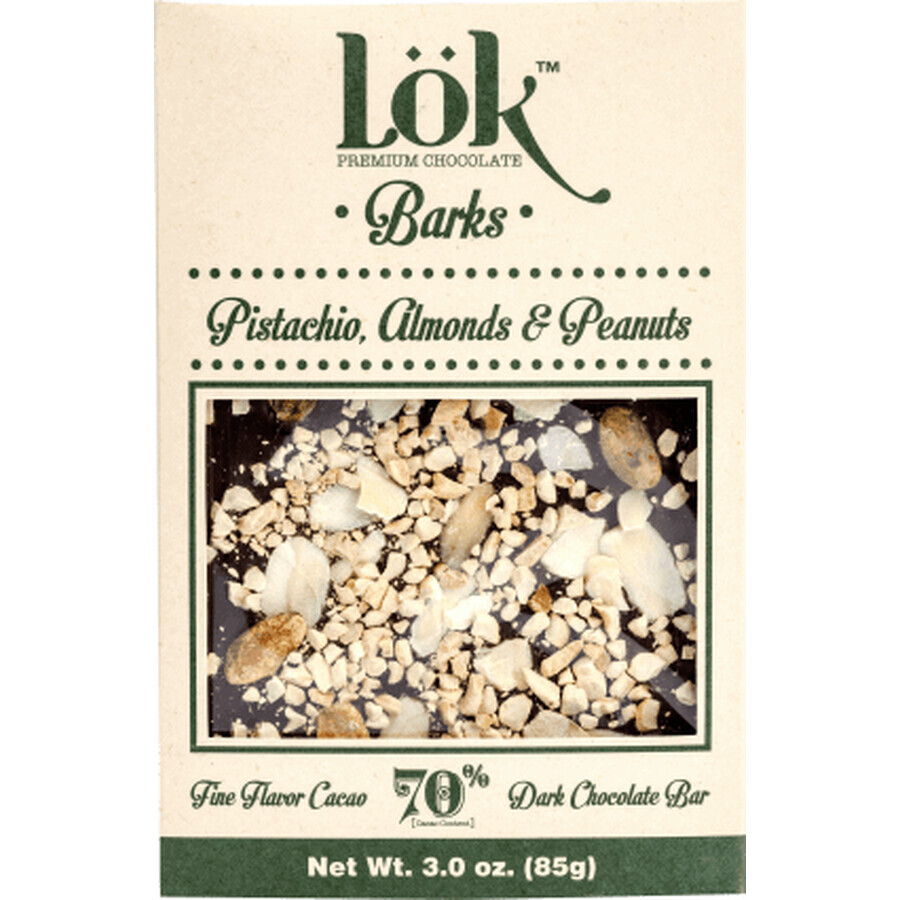 Buy Lök Premium chocolate with pistachios and hazelnuts, 85 g Lök Premium chocolate with pistachios and hazelnuts, 85 g