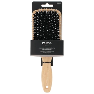Holz- und Gummihaarbürste Paddle, 1 Stück, Parsa