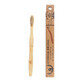 Bamboo toothbrush, 15+ years, soft, white, 1 piece, Gingia