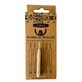 Spazzolini interdentali in bamb&#249; con coperchio, 0,9 mm, 6 pezzi, Gingia