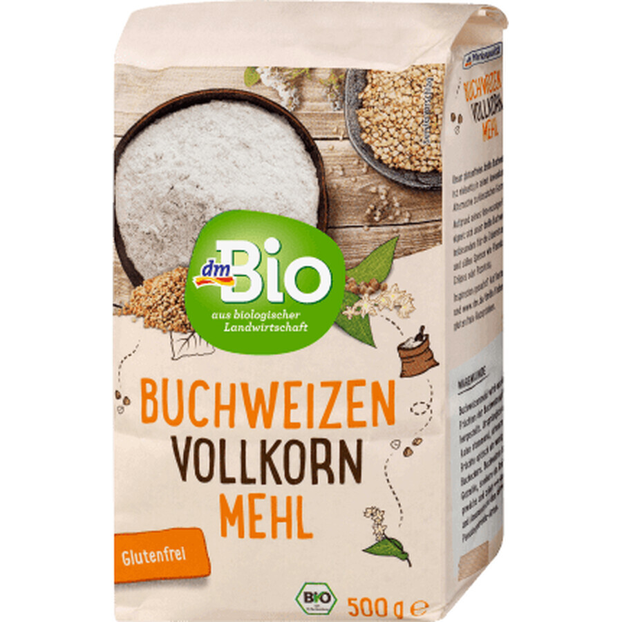 Cumpără DmBio Făină integrală de hrișcă ECO, 500 g DmBio Făină integrală de hrișcă ECO, 500 g