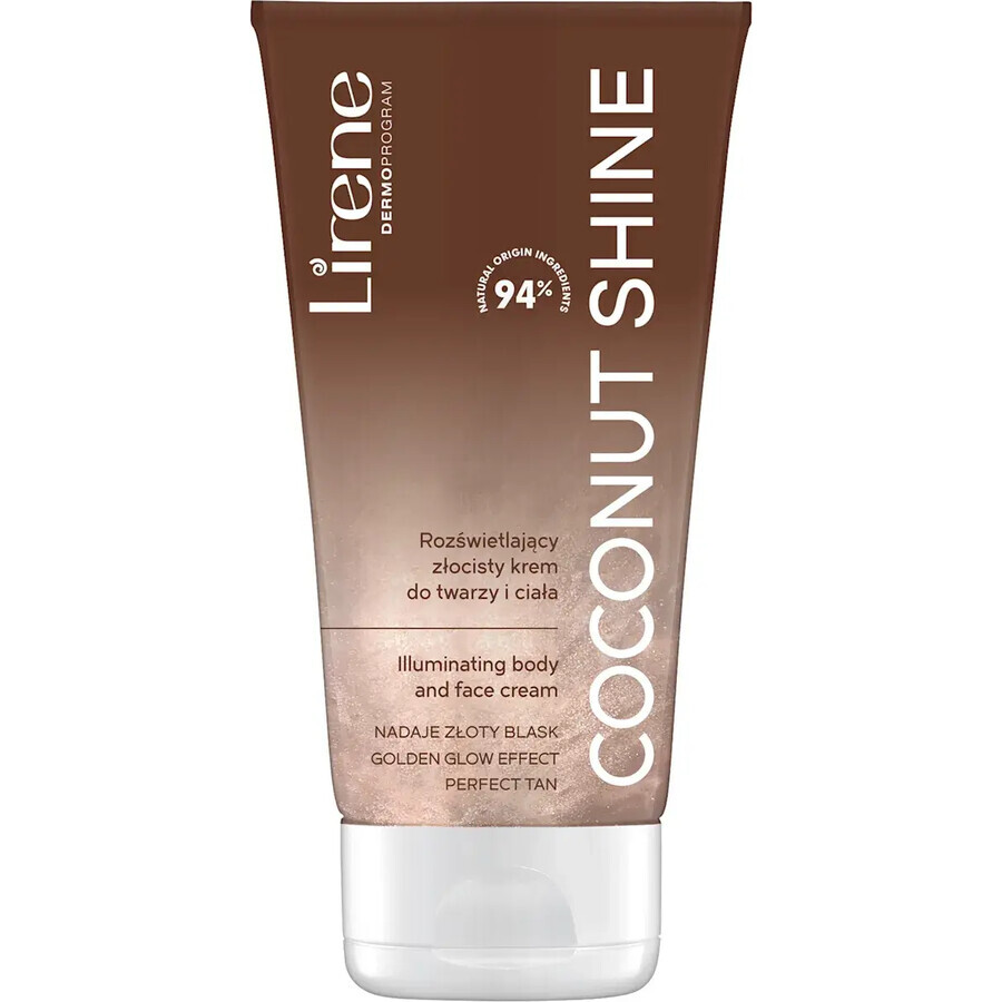 Coconut Shine Perfect Tan Illuminating Cream, 150 ml, Lirene