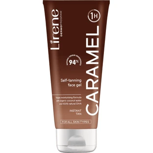 Lirene Crème auto-bronzante pour le visage - Sérum CARAMEL GLOW, 75 ml