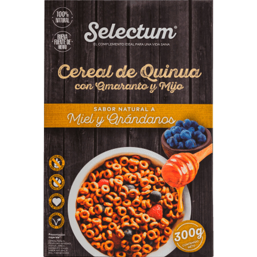 Comprar Perfect foods Cereales de quinoa con mijo, miel y arándanos, 300 g Perfect foods Cereales de quinoa con mijo, miel y arándanos, 300 g