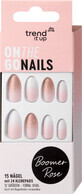 Trend !t up On The Go Nails artificial nails Boomer Rose, 15 pcs