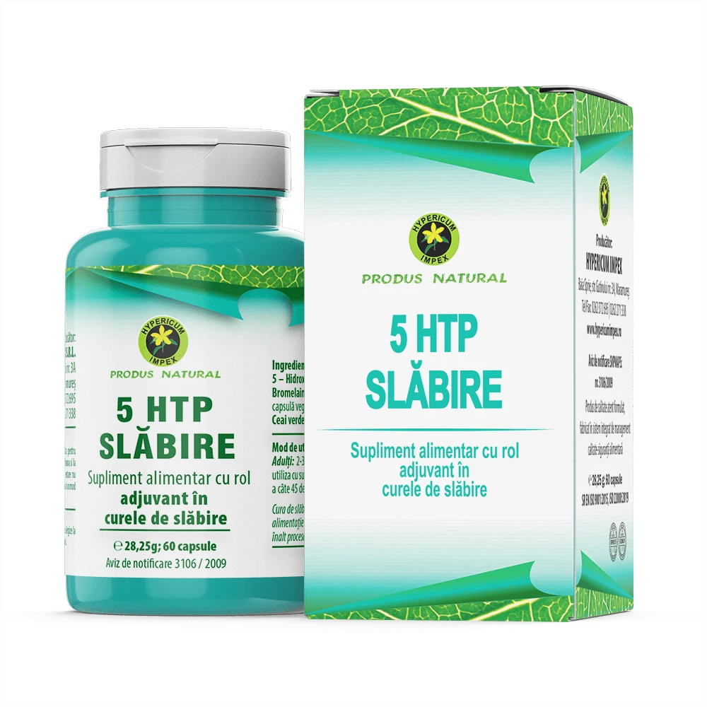 5 HTP Slăbire, 60 capsules, Hypericum ​​​​​​​​​​​​​​