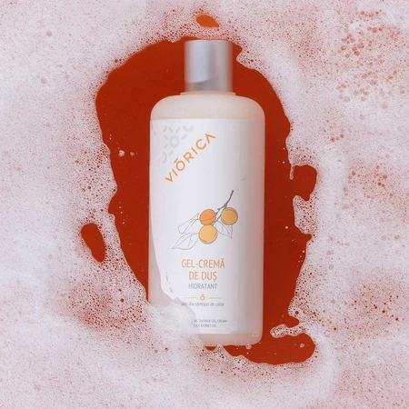 Gel - Crema de ducha hidratante, 500 ml, Viorica